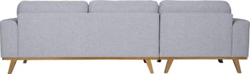 Soffa med vändbar divan grå 283 cm - Grå - Products - Möbler - Soffa - Divansoffa & schäslongsoffa