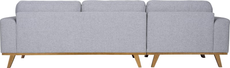 Soffa med vändbar divan grå 283 cm - Grå - Products - Möbler - Soffa - Divansoffa & schäslongsoffa