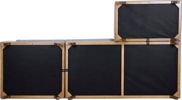 Soffa med vändbar divan grå 283 cm - Grå - Products - Möbler - Soffa - Divansoffa & schäslongsoffa