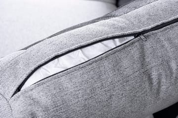 Soffa med vändbar divan grå 283 cm - Grå - Products - Möbler - Soffa - Divansoffa & schäslongsoffa