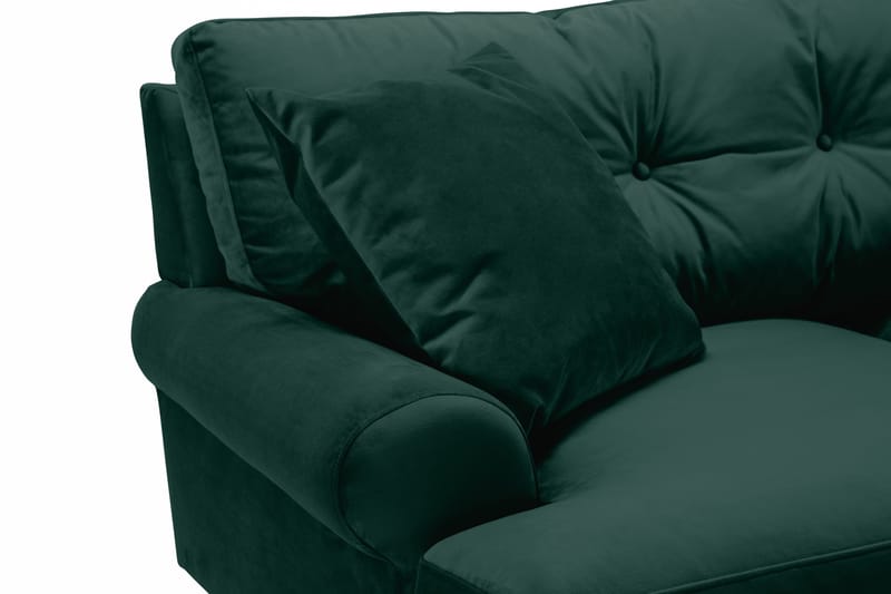 Andrew Soffgrupp 2+1 Sammet - Grön - Products - Möbler - Soffa - Soffgrupp - Howard soffgrupp
