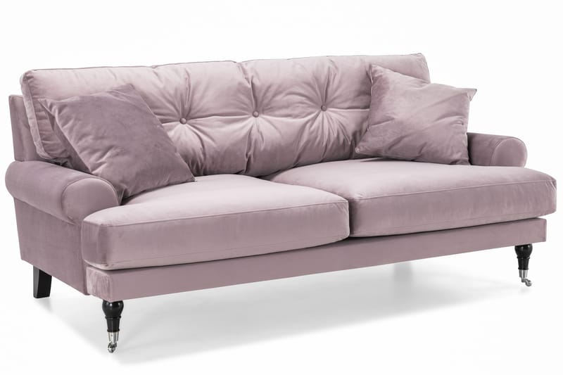 Andrew Soffgrupp 2+1 Sammet - Lila - Products - Möbler - Soffa - Soffgrupp - Howard soffgrupp
