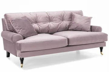 Andrew Soffgrupp 2+1 Sammet - Lila - Products - Möbler - Soffa - Soffgrupp - Howard soffgrupp