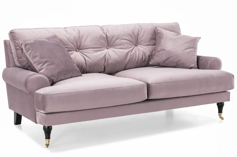Andrew Soffgrupp 2+1 Sammet - Lila - Products - Möbler - Soffa - Soffgrupp - Howard soffgrupp