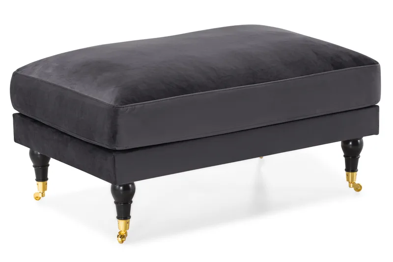 Andrew Soffgrupp 2+1 Sammet - Mörkgrå - Products - Möbler - Soffa - Soffgrupp - Howard soffgrupp