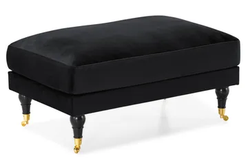 Andrew Soffgrupp 2+1 Sammet - Svart - Products - Möbler - Soffa - Soffgrupp - Howard soffgrupp