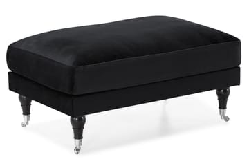 Andrew Soffgrupp 2+1 Sammet - Svart - Products - Möbler - Soffa - Soffgrupp - Howard soffgrupp