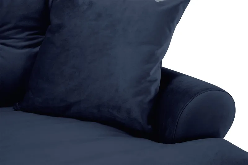 Andrew Soffgrupp 3+1 Sammet - Blå - Products - Möbler - Soffa - Soffgrupp - Howard soffgrupp