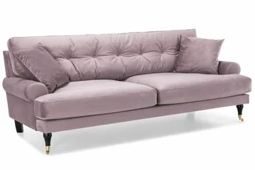 Andrew Soffgrupp 3+1 Sammet - Lila - Products - Möbler - Soffa - Soffgrupp - Howard soffgrupp