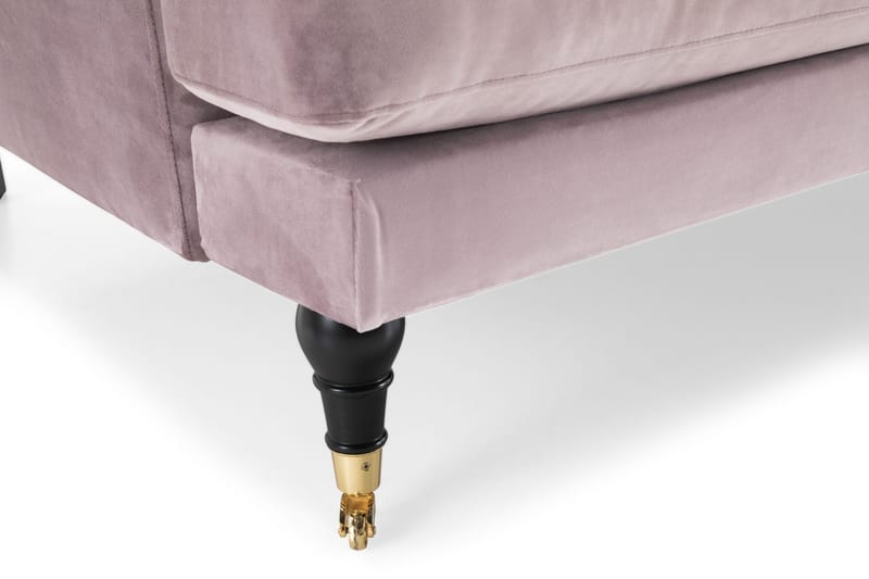Andrew Soffgrupp 3+1 Sammet - Lila - Products - Möbler - Soffa - Soffgrupp - Howard soffgrupp