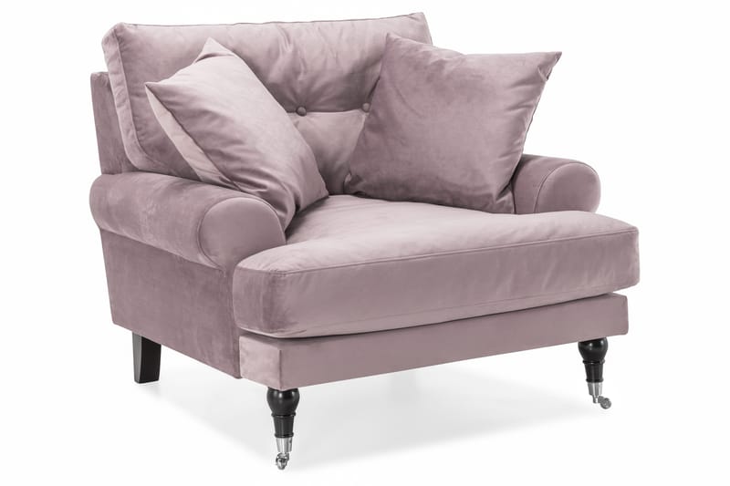 Andrew Soffgrupp 3+1 Sammet - Lila - Products - Möbler - Soffa - Soffgrupp - Howard soffgrupp