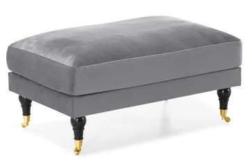Andrew Soffgrupp 3+1 Sammet - Ljusgrå - Products - Möbler - Soffa - Soffgrupp - Howard soffgrupp