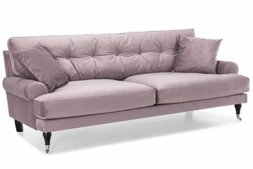 Andrew Soffgrupp 3+2+1 Sammet - Lila - Products - Möbler - Soffa - Soffgrupp - Howard soffgrupp