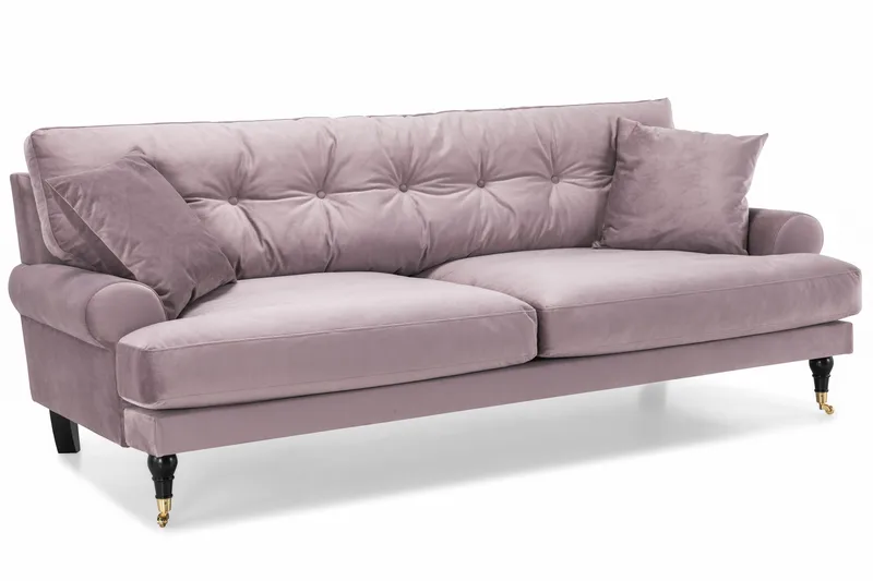 Andrew Soffgrupp 3+2+1 Sammet - Lila - Products - Möbler - Soffa - Soffgrupp - Howard soffgrupp