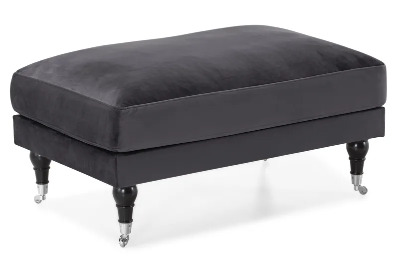 Andrew Soffgrupp 3+2+1 Sammet - Mörkgrå - Products - Möbler - Soffa - Soffgrupp - Howard soffgrupp