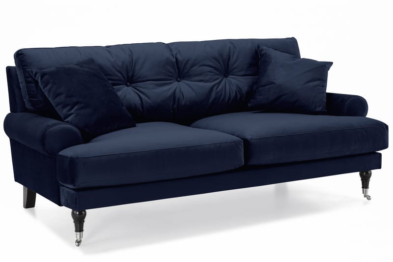Andrew Soffgrupp 3+2 Sammet - Blå - Products - Möbler - Soffa - Soffgrupp - Howard soffgrupp