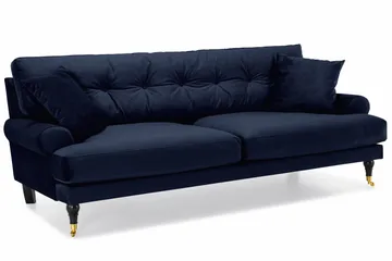 Andrew Soffgrupp 3+2 Sammet - Blå - Products - Möbler - Soffa - Soffgrupp - Howard soffgrupp
