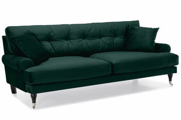 Andrew Soffgrupp 3+2 Sammet - Grön - Products - Möbler - Soffa - Soffgrupp - Howard soffgrupp