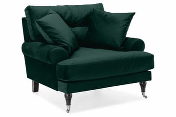 Andrew Soffgrupp 3+2 Sammet - Grön - Products - Möbler - Soffa - Soffgrupp - Howard soffgrupp