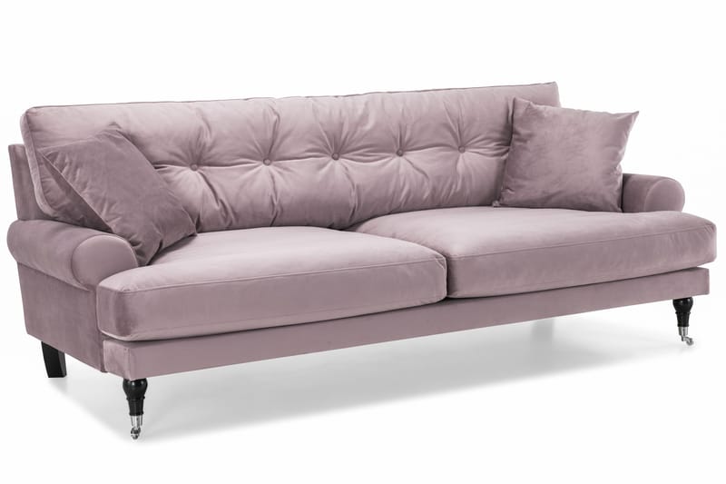 Andrew Soffgrupp 3+2 Sammet - Lila - Products - Möbler - Soffa - Soffgrupp - Howard soffgrupp