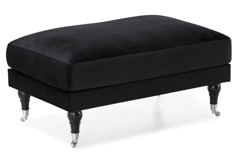 Andrew Soffgrupp 3+2 Sammet - Svart - Products - Möbler - Soffa - Soffgrupp - Howard soffgrupp