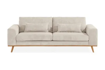 Copenhagen Soffgrupp 3-sits + 2-sits Soffa + Fåtölj i Manchester - Beige - Products - Möbler - Soffa - Soffgrupp - Soffgrupp 3 2 1