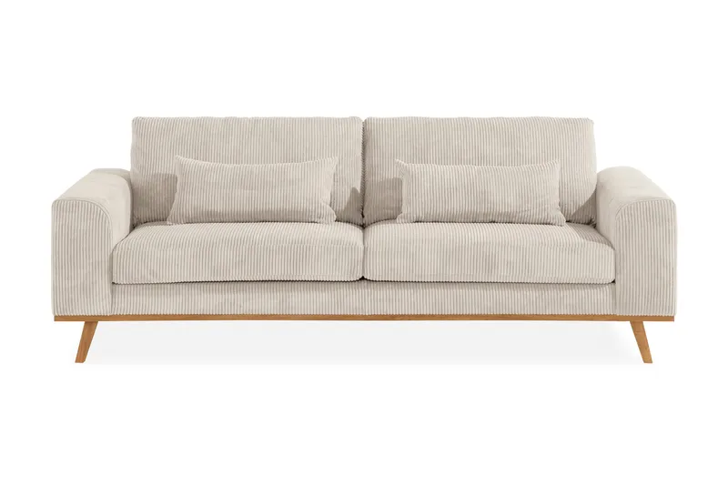 Copenhagen Soffgrupp 3-sits + 2-sits Soffa + Fåtölj i Manchester - Beige - Products - Möbler - Soffa - Soffgrupp - Soffgrupp 3 2 1