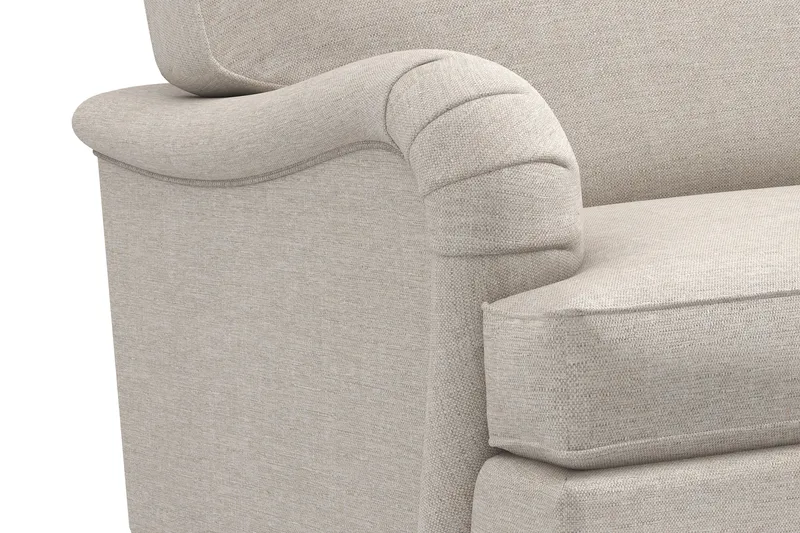 Howard Classic Soffgrupp 3-sits + 2-sits Soffa + Fåtölj + Fotpall i Tyg - Beige - Products - Möbler - Soffa - Soffgrupp - Howard soffgrupp
