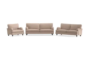 Howard Classic Soffgrupp 3-sits + 2-sits Soffa + Fåtölj i Tyg