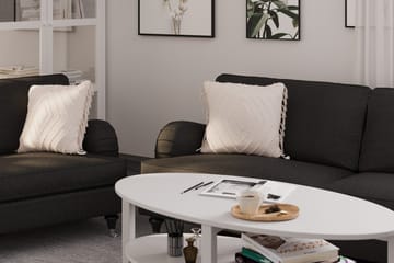 Howard Classic Soffgrupp 3-sits + 2-sits Soffa + Fåtölj i Tyg - Mörkgrå - Products - Möbler - Soffa - Soffgrupp - Howard soffgrupp