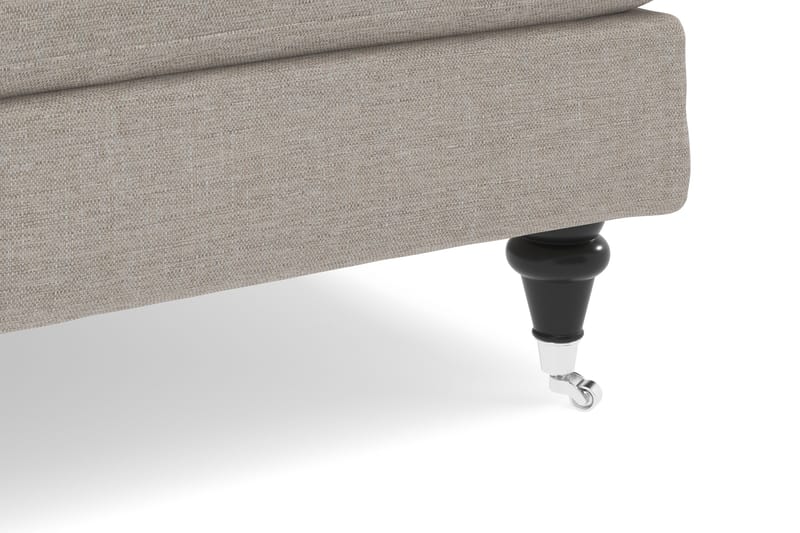 Howard Classic Soffgrupp 3-sits Soffa + Fåtölj + Fotpall i Tyg - Beige - Products - Möbler - Soffa - Soffgrupp - Howard soffgrupp