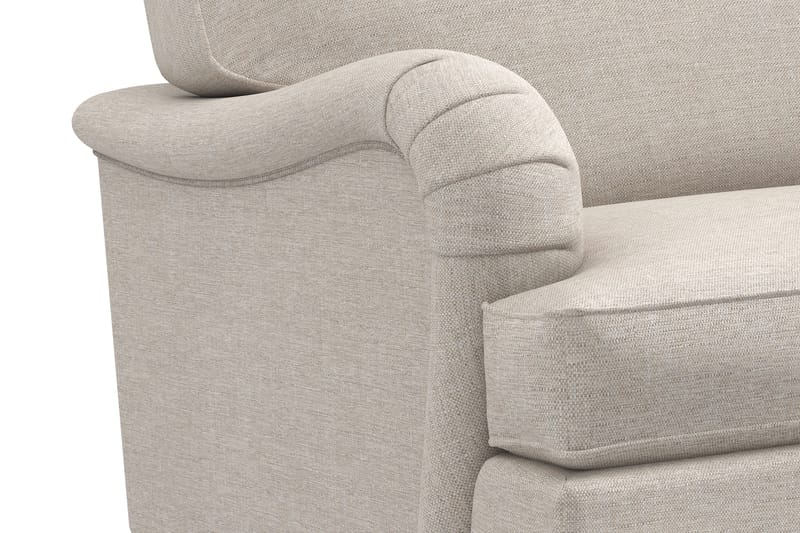 Howard Classic Soffgrupp 3-sits Soffa + Fåtölj + Fotpall i Tyg - Beige - Products - Möbler - Soffa - Soffgrupp - Howard soffgrupp