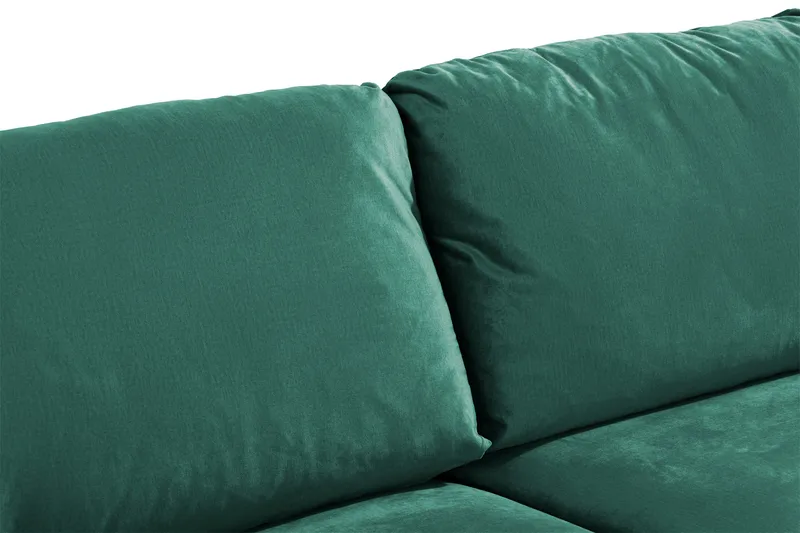Trend Soffgrupp 3-sits + 2-sits Sammetssoffa - Grön - Products - Möbler - Soffa - Soffgrupp - Howard soffgrupp
