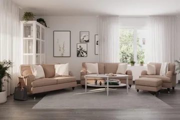 Howard Classic Armstödsskydd 2-pack - Mörkbeige - Products - Möbler - Soffa - Sofftillbehör - Armstöd soffa