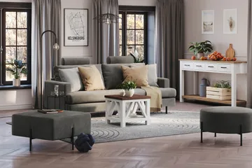 Menard Compact Nackkudde Soffa 51 cm - Grå - Products - Möbler - Soffa - Sofftillbehör - Nackstöd soffa