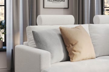 Menard Compact Nackkudde Soffa 51 cm - Vit - Products - Möbler - Soffa - Sofftillbehör - Nackstöd soffa