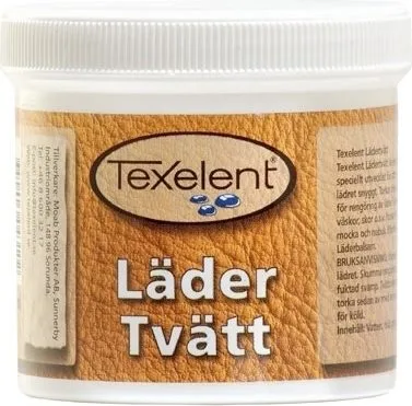 Lädertvätt Texelent, natur/vit