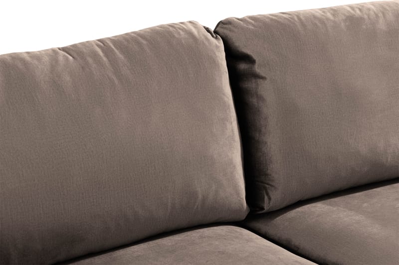Trend 2-sits Sammetssoffa - Brun - Products - Möbler - Soffa - Sammetssoffa