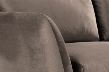 Trend 2-sits Sammetssoffa - Brun - Products - Möbler - Soffa - Sammetssoffa