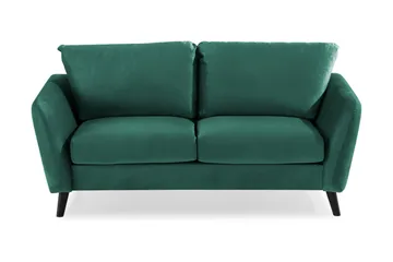 Trend 2-sits Sammetssoffa - Grön - Products - Möbler - Soffa - Sammetssoffa