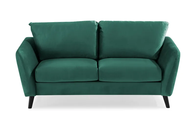 Trend 2-sits Sammetssoffa - Grön - Products - Möbler - Soffa - Sammetssoffa