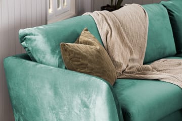 Trend 2-sits Sammetssoffa - Grön - Products - Möbler - Soffa - Sammetssoffa