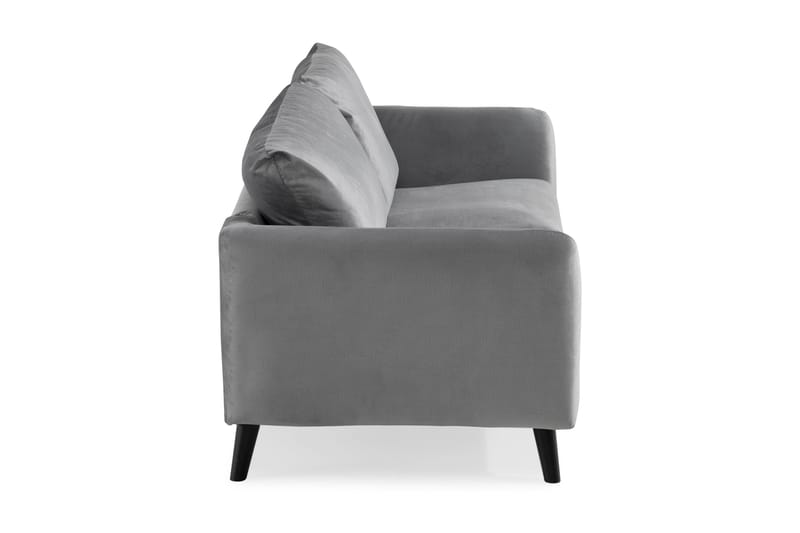 Trend 2-sits Sammetssoffa - Ljusgrå - Products - Möbler - Soffa - Sammetssoffa