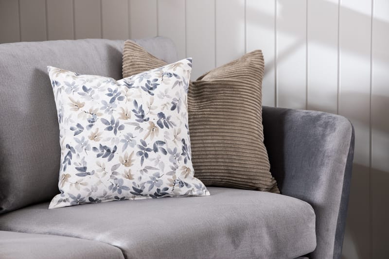 Trend 2-sits Sammetssoffa - Ljusgrå - Products - Möbler - Soffa - Sammetssoffa