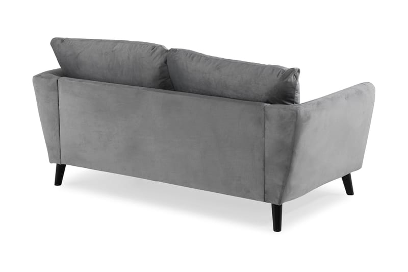 Trend 2-sits Sammetssoffa - Ljusgrå - Products - Möbler - Soffa - Sammetssoffa