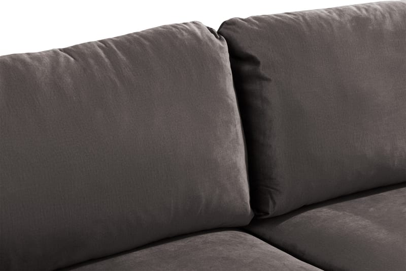 Trend 2-sits Sammetssoffa - Mörkgrå - Products - Möbler - Soffa - Sammetssoffa