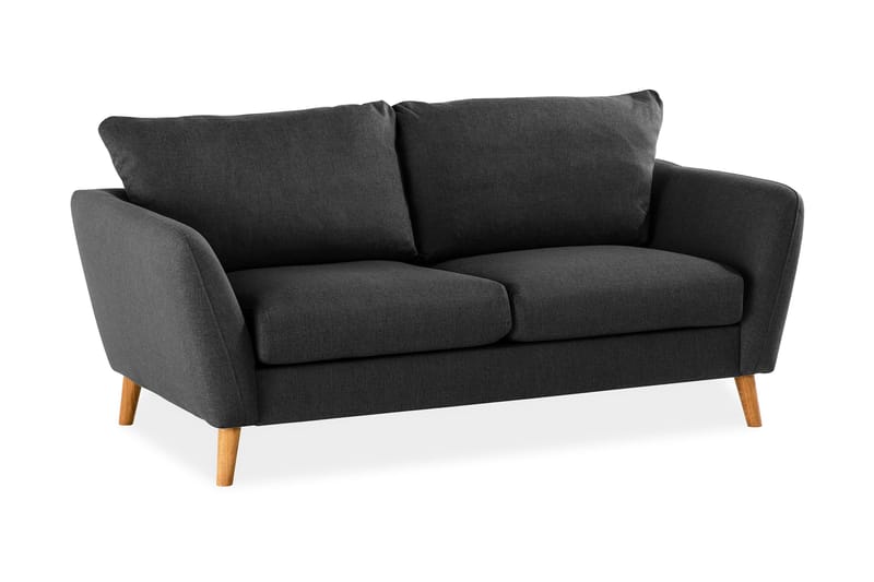 Trend 2-sits Tygsoffa - Svart - Products - Möbler - Soffa - 2 sits soffa