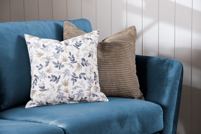 Trend 3-sits Sammetssoffa - Blå - Products - Möbler - Soffa - 3 sits soffa