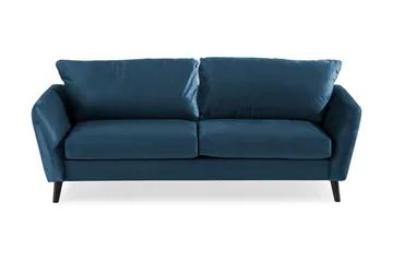 Trend 3-sits Sammetssoffa - Blå - Products - Möbler - Soffa - 3 sits soffa