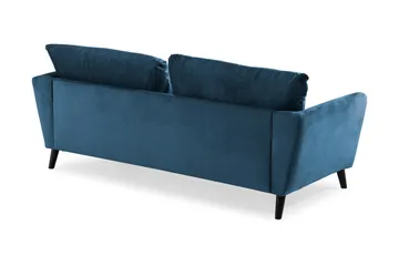 Trend 3-sits Sammetssoffa - Blå - Products - Möbler - Soffa - 3 sits soffa